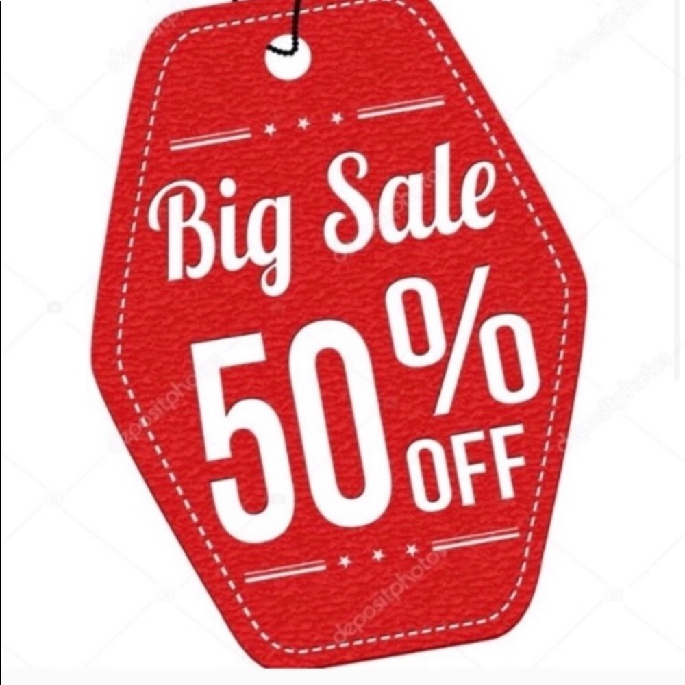 July 3rd-4th 2022. Everything 50% off! No extra shipping or bundle discounts.
